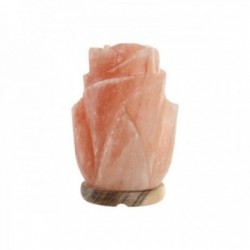 Lámpara rosa de piedra rosa 15 W 220 v 12 x 12 x 18 cm