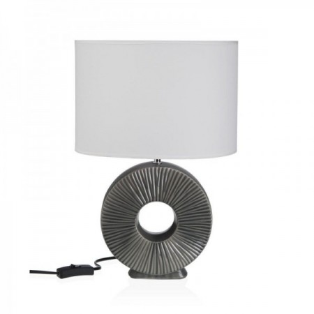 Lampe de table à poser ronde céramique Beige 22 X 49 X 32 CM