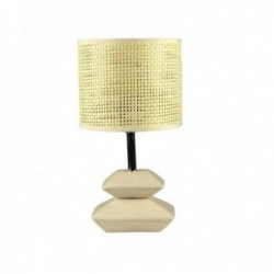 Keramikweiß-keramisches Bettdötslampe mit keramischer Keramikanzeige 16 x 30 x 16 cm