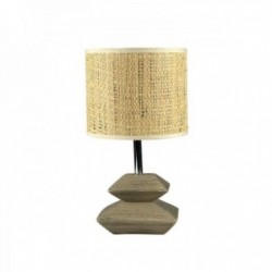 Bedlamp Grijs Keramisch daglicht 16 x 30 x 16 cm