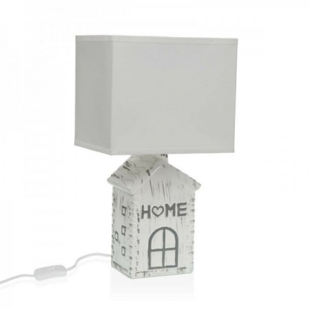 Lâmpada de escritório Casa cerâmica branca 40 W 64.1 x36,5 cm Lâmpada de escritório Casa cerâmica branca 40 W 64.1 x36,5 cm