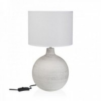 White ceramic desk lamp