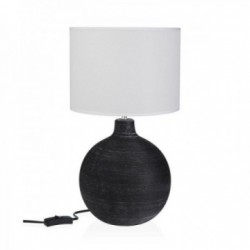 Zwarte platte lamp 30 x 55 x 30 cm