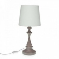 Schreibtischlampe mit silberner Ebene 23 x 49 cm Metall