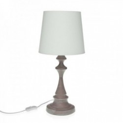 Lampe de bureau à poser Argentée 23 x 49 cm Métal