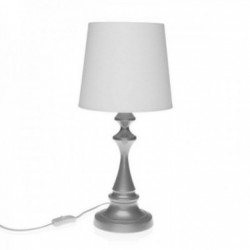 Lampe de bureau à poser Gris 23 x 49 cm Métal