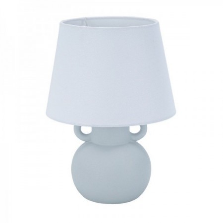 AMPHORA CERAMISCHE NEEM LAMP GRIJS 20 x 28 cm AMPHORA CERAMISCHE NEEM LAMP GRIJS 20 x 28 cm