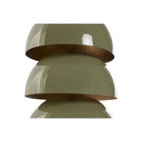 Stue lampe design for å pose deco metall grønn 20,5 x 20,5 x 37 cm