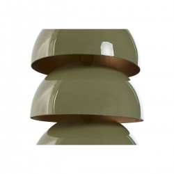 Stue lampe design for å pose deco metall grønn 20,5 x 20,5 x 37 cm