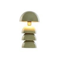 Stue lampe design for å pose deco metall grønn 20,5 x 20,5 x 37 cm