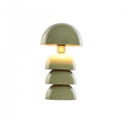 Stue lampe design for å pose deco metall grønn 20,5 x 20,5 x 37 cm