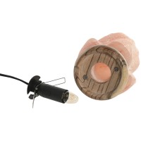 Rosa Stein-Rosa-Lampe 15 W 220 V 12 x 12 x 18 cm