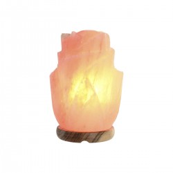 Rosa Stein-Rosa-Lampe 15 W 220 V 12 x 12 x 18 cm