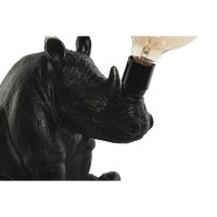 Schwarze Desktop-Harz-Rhinoceros 50 W 220 V - 35 x 21,7 x 29 cm