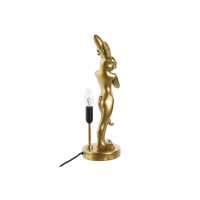 Deco Lámpara de mesa RABBIT GILDED RESIN 40 W 220V 16 x 16 x 43 cm