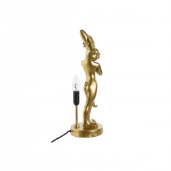 Deco Lámpara de mesa RABBIT GILDED RESIN 40 W 220V 16 x 16 x 43 cm