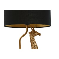 Lampe de bureau girafe en résine Doré 20 x 20 x 53 cm