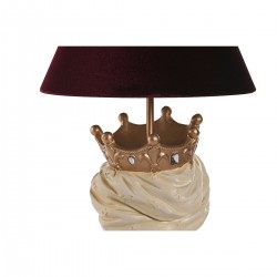 Sett med 2 nattbordslampe harpiks tegn 26 x 26 x 43 cm (2 enheter)
