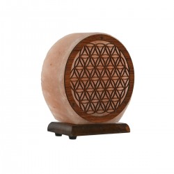 Deco lampe med rosa salt stein atmosfære 16 x 7 x 18 cm