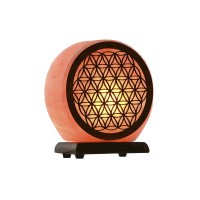 Deco lampe med rosa salt stein atmosfære 16 x 7 x 18 cm