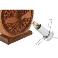 Flatlampe Dekorasjon Atmosfære Stone Salt Pink Tree 15 W 220 V - 16 x 7 x 18 cm