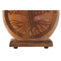 Lámpara plana Decoración Atmósfera Piera Salilla de árbol de árbol de rosa 15 W 220 V - 16 x 7 x 18 cm