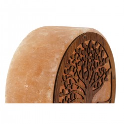 Flatlampe Dekorasjon Atmosfære Stone Salt Pink Tree 15 W 220 V - 16 x 7 x 18 cm