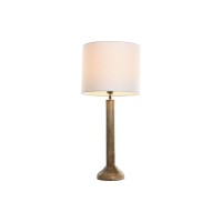 Kontor skrivebordslampe i tre lampeskjerm Hvit 35 x 35 x 70 cm