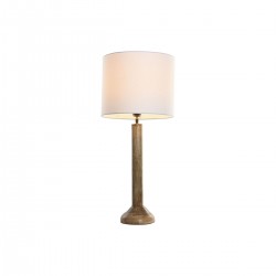 Kontor skrivebordslampe i tre lampeskjerm Hvit 35 x 35 x 70 cm