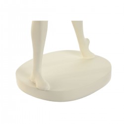 Lampedekorasjon Ambiance White Dancer Resin 29 x 25 x 62,5 cm
