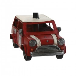 Bürolampe Auto Modellierung Metall weiß rot 20 x 14 x 27 cm