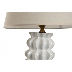Lamp porcelain white 40 x 40 x 65 cm