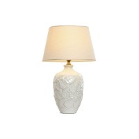 Living room lamp porcelain white 40 x 40 x 64 cm