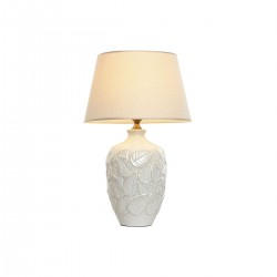 Stue lampe porselen hvit 40 x 40 x 64 cm