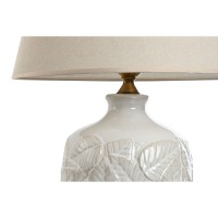 Stue lampe porselen hvit 40 x 40 x 64 cm