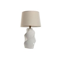 Lámpara de sala de estar de porcelana blanca 35 x 35 x 60 cm