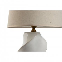 Lámpara de sala de estar de porcelana blanca 35 x 35 x 60 cm