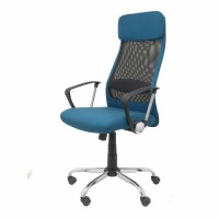 Fauteuil de Bureau Turquoise Basculant Accoudoir fixe