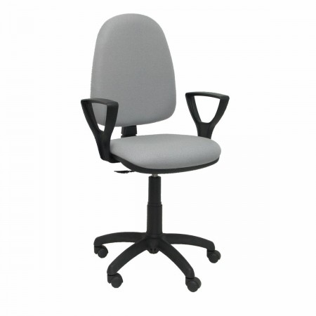 Light gray office chair with armrests Light gray office chair with armrests