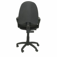 Black office chair with armrests