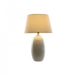 Stue lampe porselen krem 40 x 40 x 64 cm