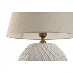 Lampe de bureau Porcelaine Blanc 40 x 40 x 57 cm
