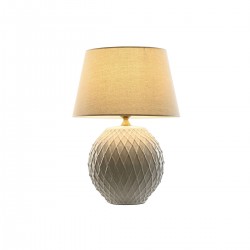 Lampada da ufficio in porcellana bianca 40 x 40 x 57 cm