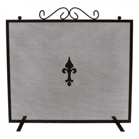 Mørk metalskaminfyr 67,3 x 0,8 x 61 cm Mørk metalskaminfyr 67,3 x 0,8 x 61 cm