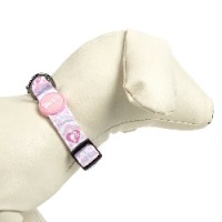 Roze xxs / xs barbie hond ketting