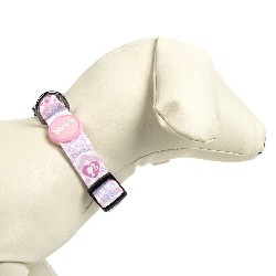 Pink XXS / XS Barbie Dog Halskæde
