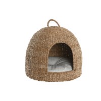 Seng kurv til dyr hund naturlig kat naturlig fiber 49 x 49 x 48 cm