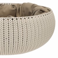 Panier corbeille ronde avec coussin lit pour chien chat