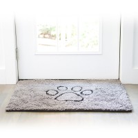 Grand Tapis Lit pour chien Gris 79 x 51 cm poiles épais doux et moelleux