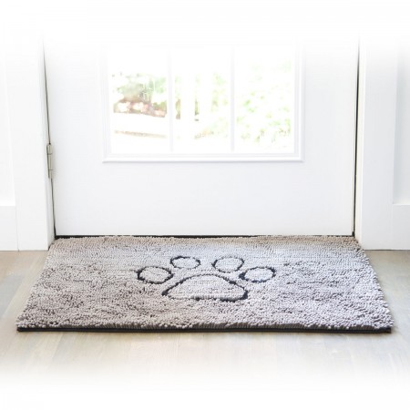 Grand Tapis Lit pour chien Gris 79 x 51 cm poiles épais doux et moelleux